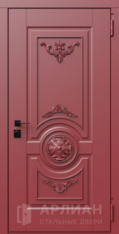 Фото «Цельногнутая входная металлическая дверь с тремя контурами уплотнения №16»