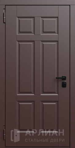 Фото №2 «Уличная дверь с отделкой под темный орех №776»