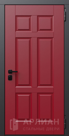 Фото «Металлическая дверь с отделкой под лиственницу и объемной фрезеровкой №15»